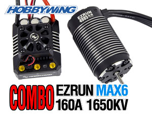 Combo Brushless Motor  EZRUN MAX-6 160A 1650KV