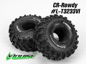 Louise 1/10 Crawler CR-ROWDY Tire #L-T3233VI (2P)