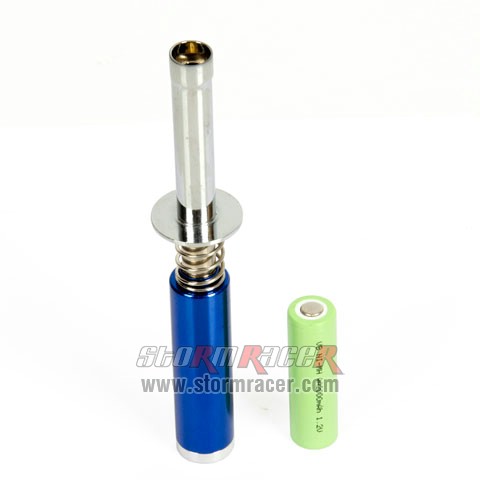 Pin Mồi Nhôm InTech + Pin AA 2000mAh 006