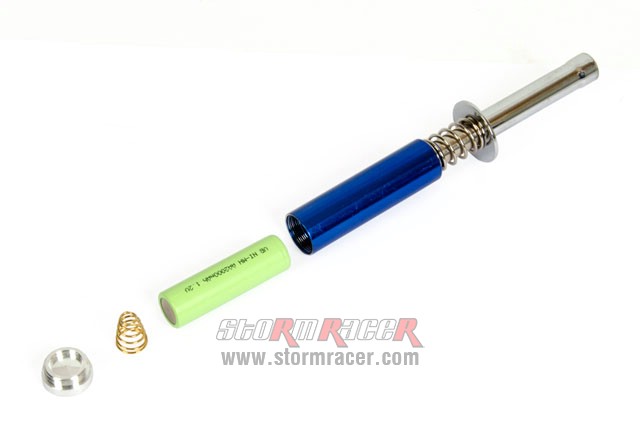 Pin Mồi Nhôm InTech + Pin AA 2000mAh 009