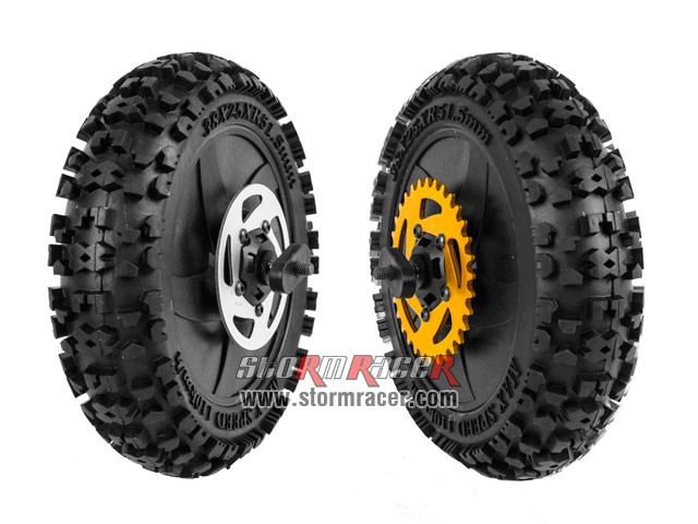 Rear Wheel with all parts Assembled 002