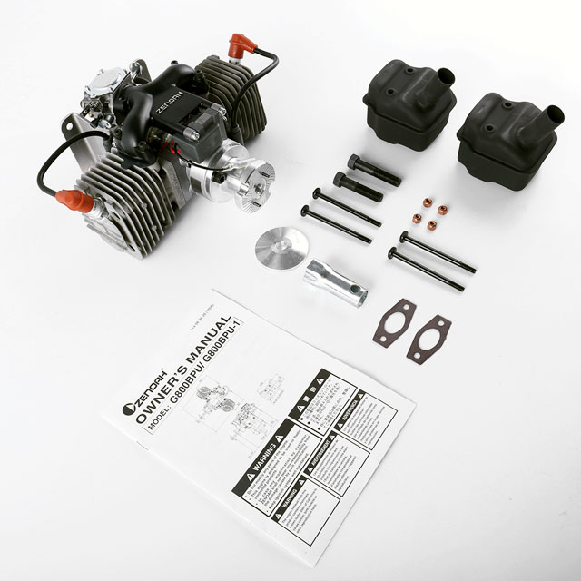 Zenoah 80cc Two Cylinder Aircraft Gas Engine #G800BPU 033