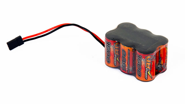 VBPower Ni-MH Battery RX 1,600mAh 7.2Volt 001