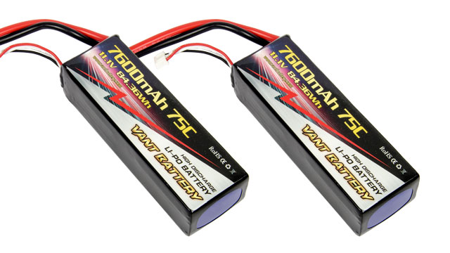 NHX Muscle Pack 3S 11.1V 7600mAh 75C Lipo Battery Ghana
