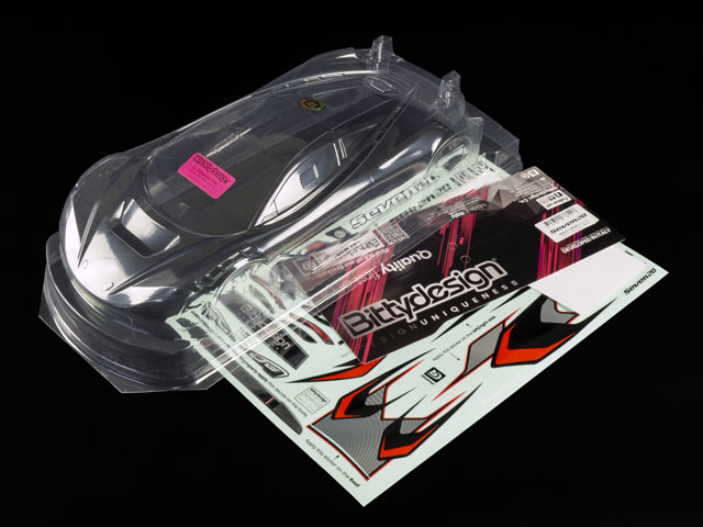 BittyDesign SEVEN20 1/10 GT Clear Body #BDGT-190S20 001