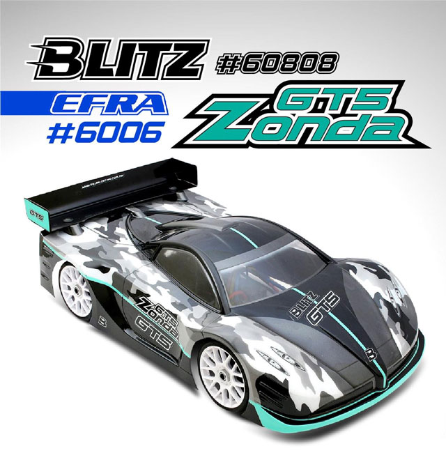 Blitz GT5 Clear Body #60808 (Dày 1mm) 007
