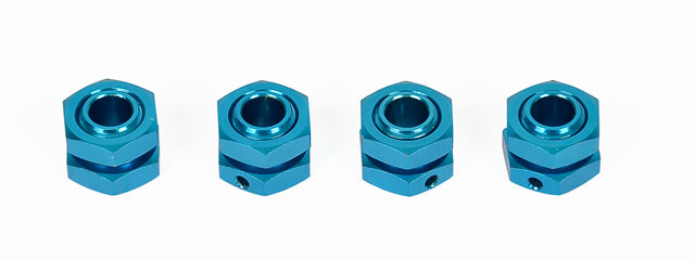 Hongnor 1/8 Lock Nut Blue #X1-26-4 (4P) 001