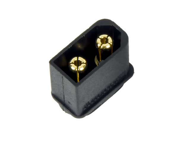 Amass Connector XT60 Black Male 002