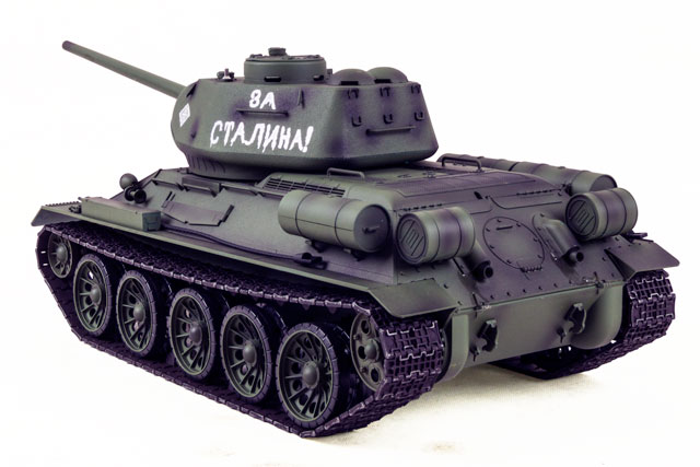 1/16 Tank Russian T-34/85 2.4G Xích Kim Loại (RTR) 014