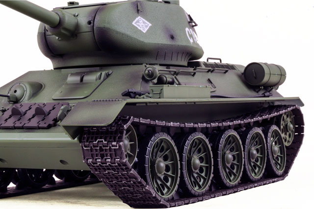 1/16 Tank Russian T-34/85 2.4G Xích Kim Loại (RTR) 015