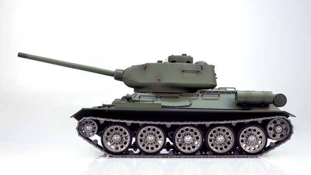 1/16 Tank Russian T-34/85 2.4G Xích Kim Loại (Pro) 015