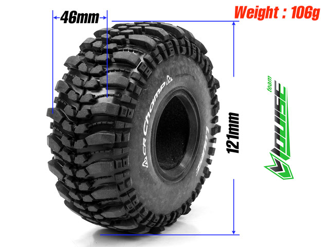 Louise 1/10 Crawler Tires CR-Champ #L-T3231VI (4P) 004
